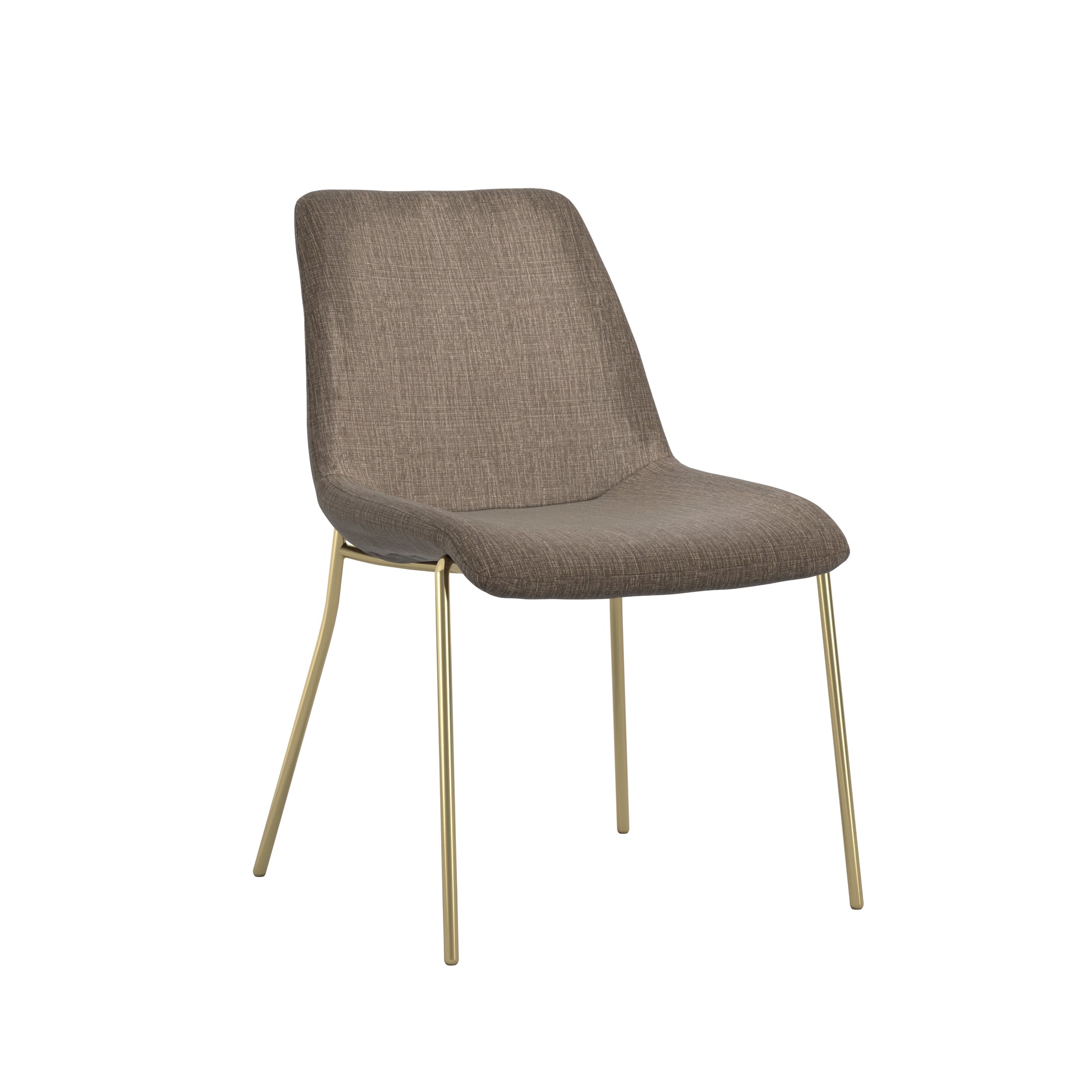 Monte Taupe / Gold Dining Chair