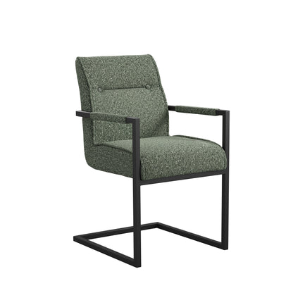 Putney Desert Sage / Black / Arms Dining Chair