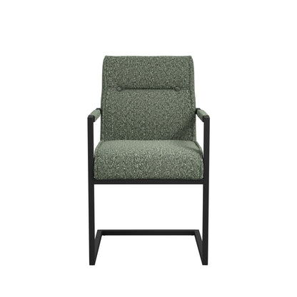 Putney Desert Sage / Black / Arms Dining Chair