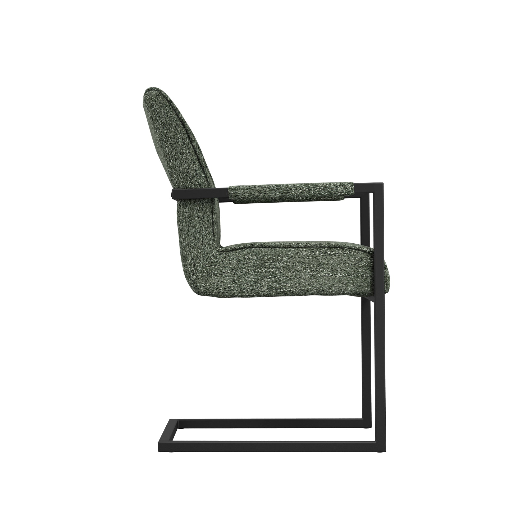 Putney Desert Sage / Black / Arms Dining Chair