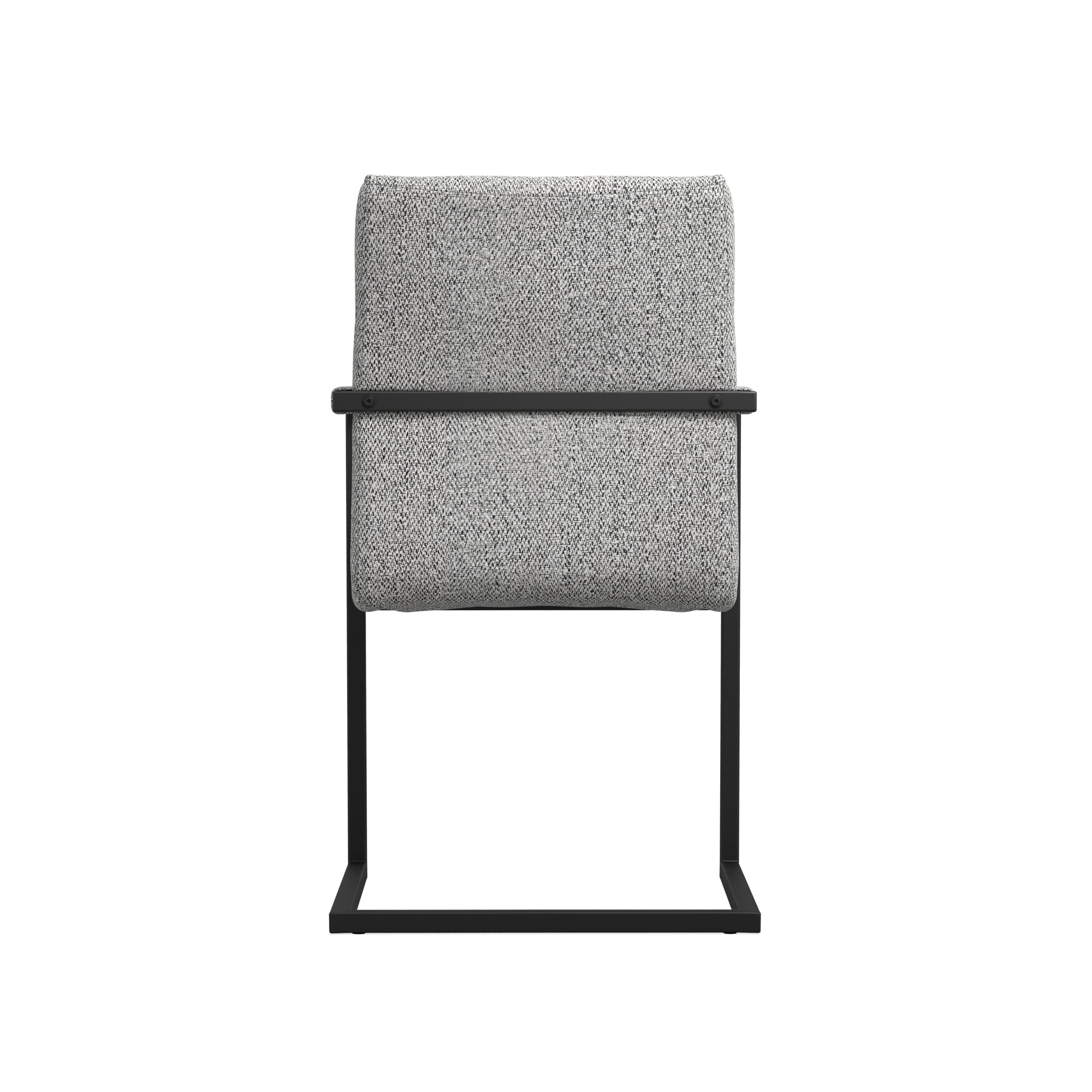 Putney Smoked Pearl / Black / Arms Dining Chair