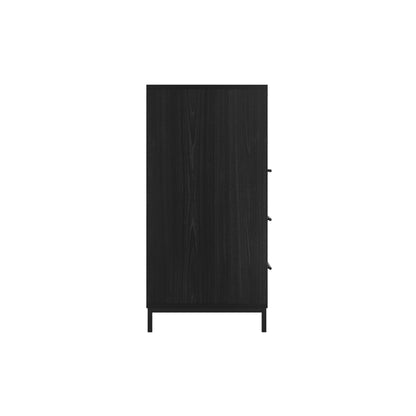 Waldorf Matte Black / Reeded Chest