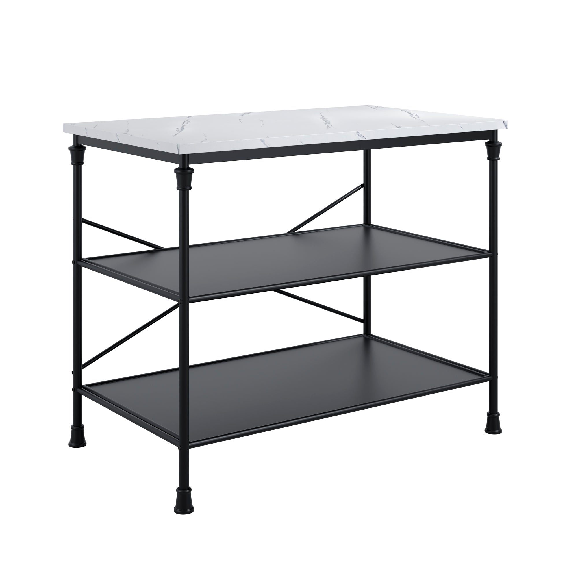 Belgravia Marble Effect Kitchen Island