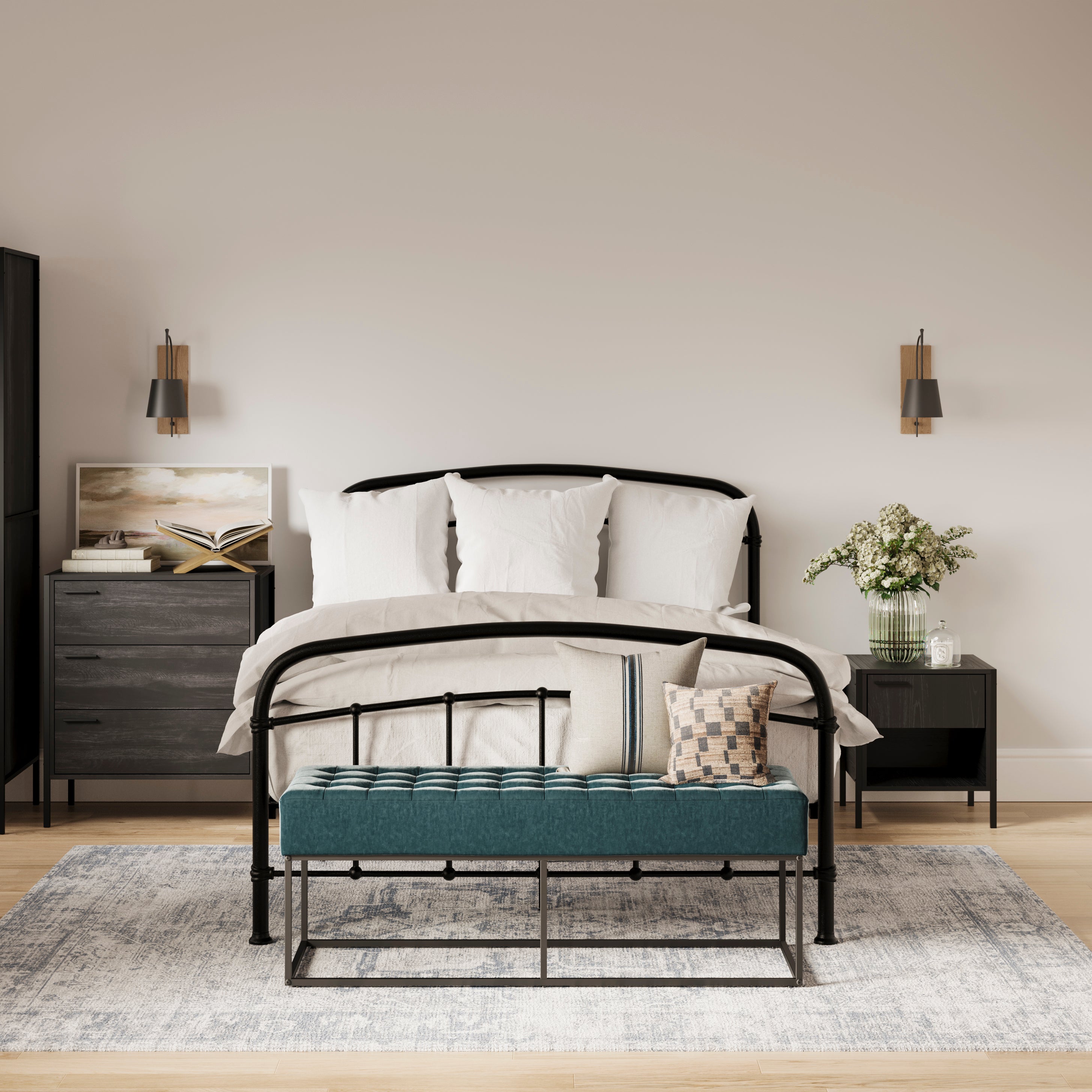 Hale 5.0 Kingsize Black Bed