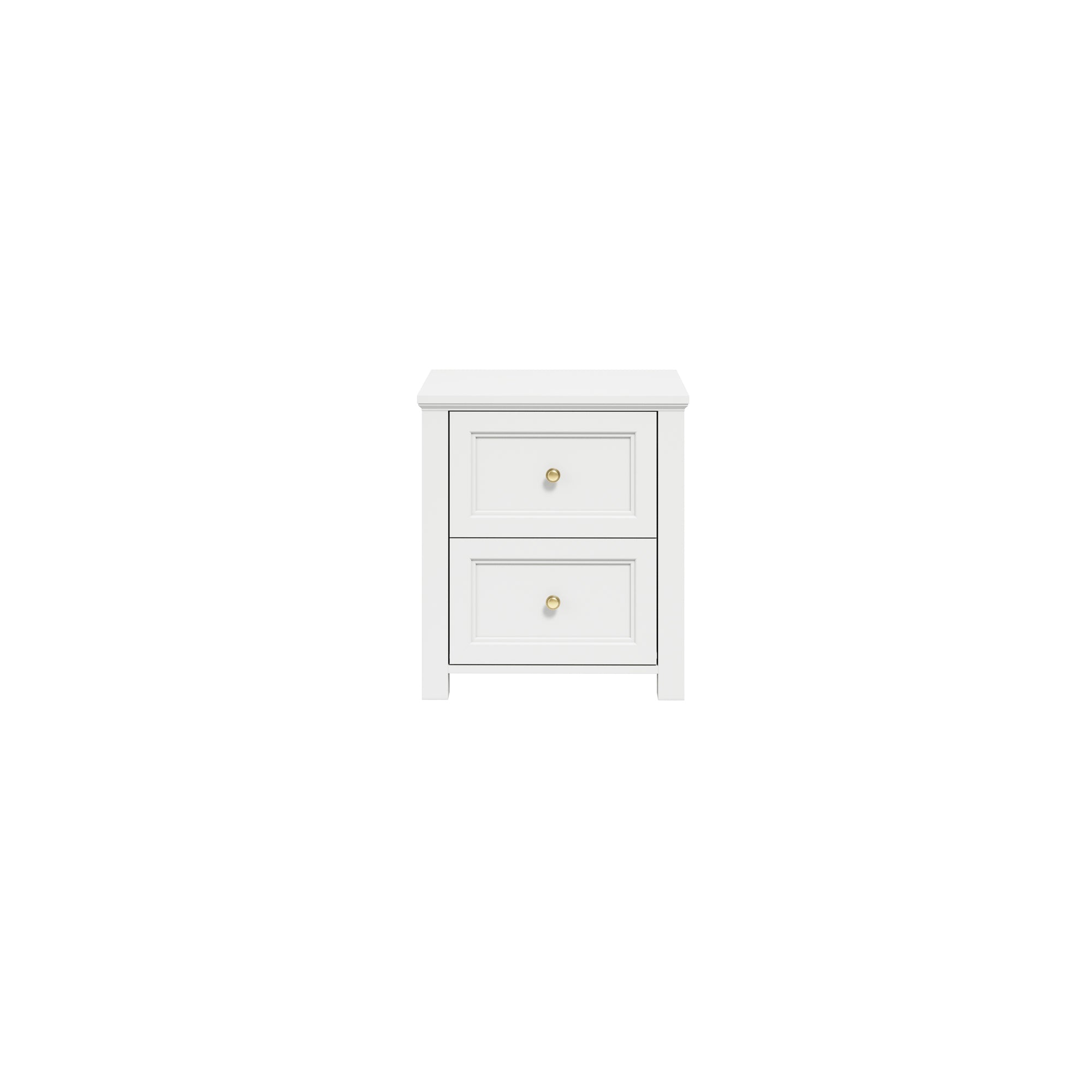 Corinthia White Bedside Cabinet