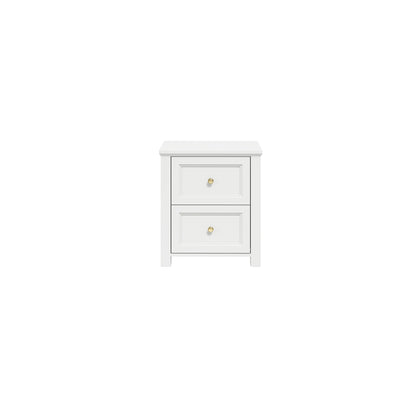Corinthia White Bedside Cabinet