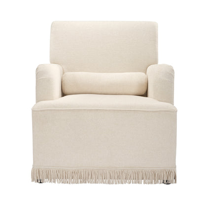 Soft Cream Velvet Armchair