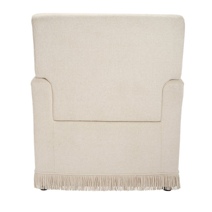 Soft Cream Velvet Armchair