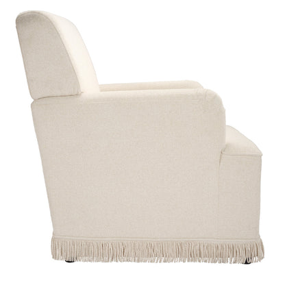 Soft Cream Velvet Armchair