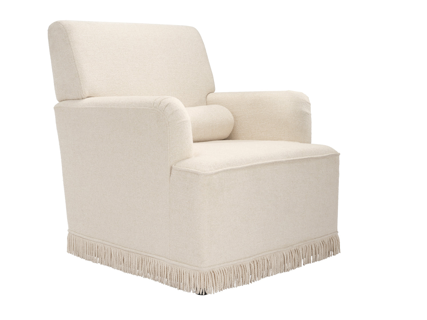 Soft Cream Velvet Armchair