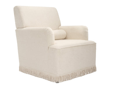 Soft Cream Velvet Armchair