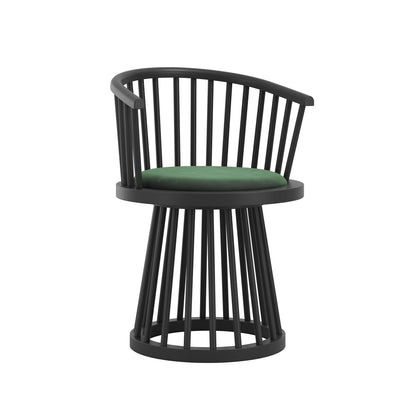 Lila Forest Green / Black Dining Chair