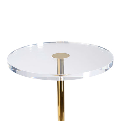 Hollywood Clear Side Table