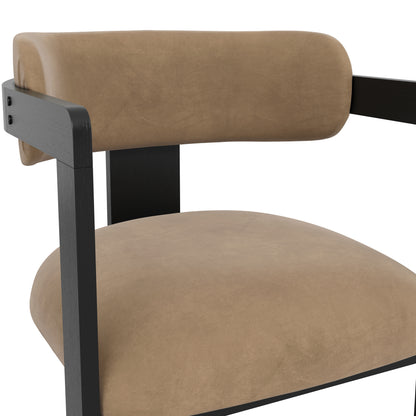 Modern beige armchair