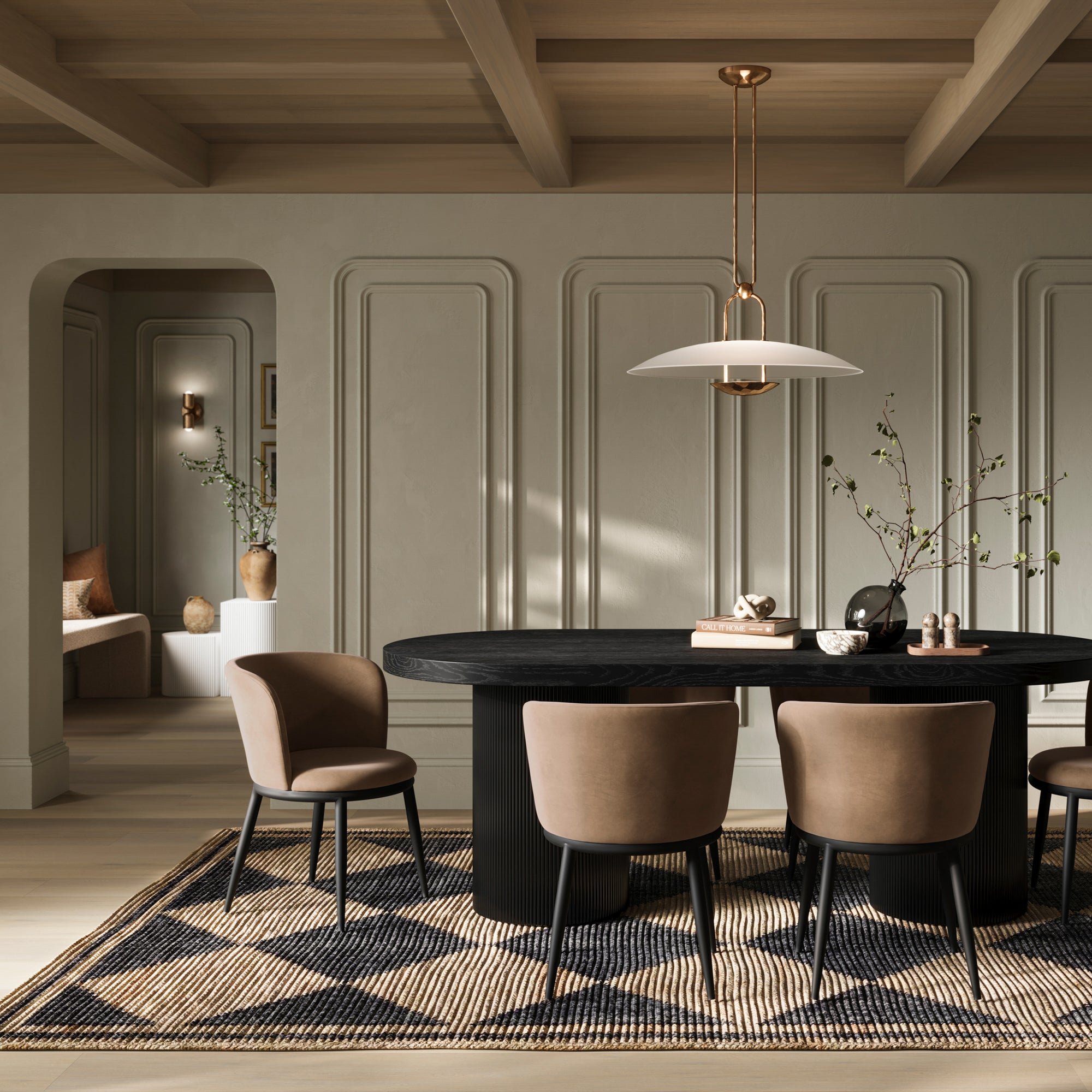 Nula Mole / Black Dining Chair