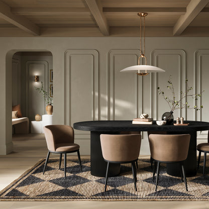 Nula Mole / Black Dining Chair