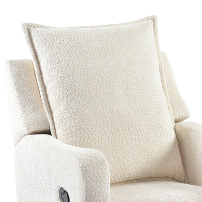 Nestler Nursing Chair Off White Boucle