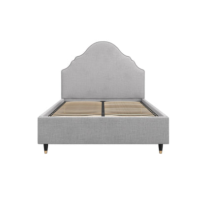Quinn Light Grey Double Bed