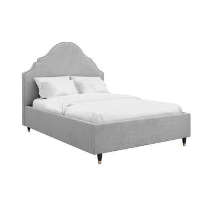 Quinn Light Grey Double Bed