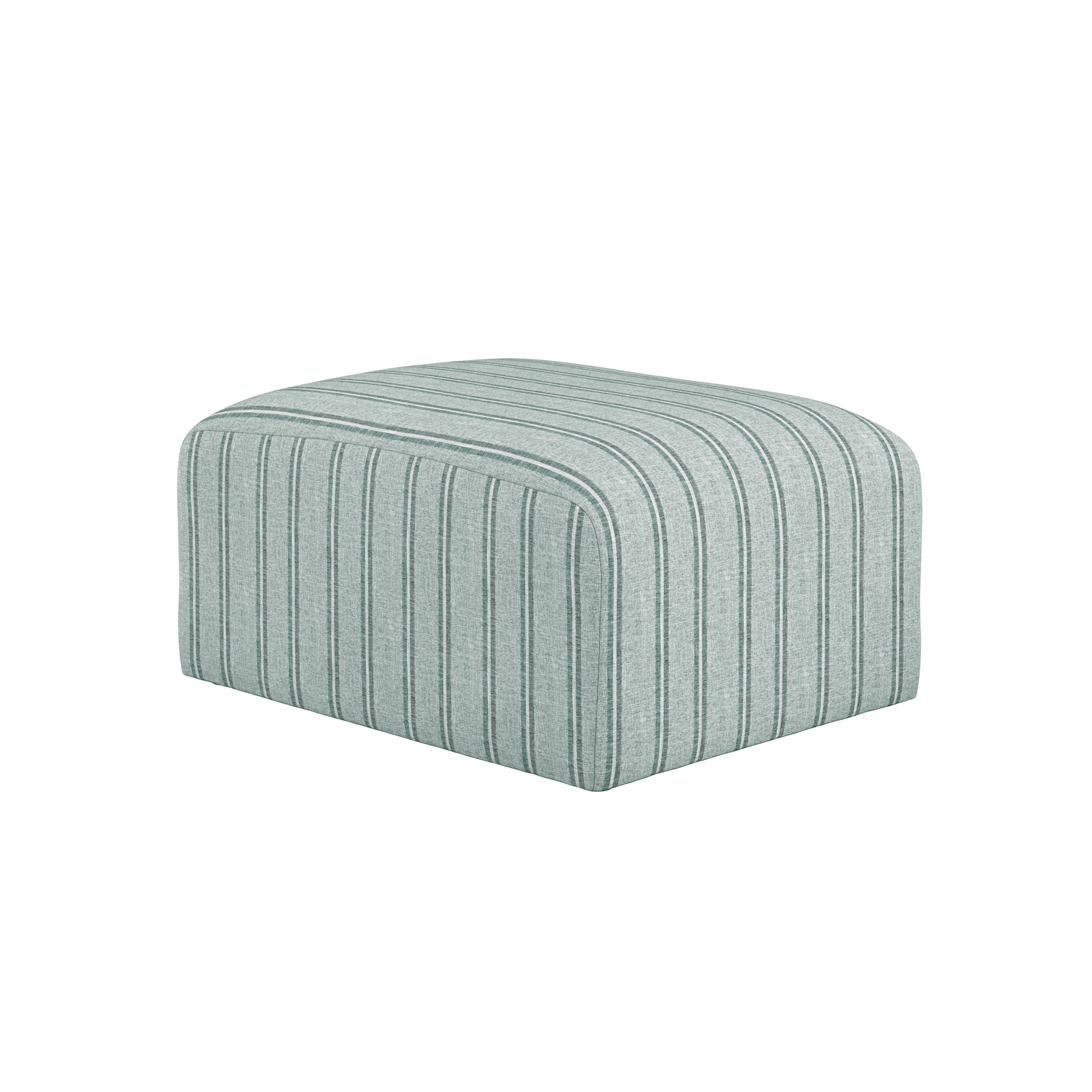 Winona Thick Stripe Pouffe