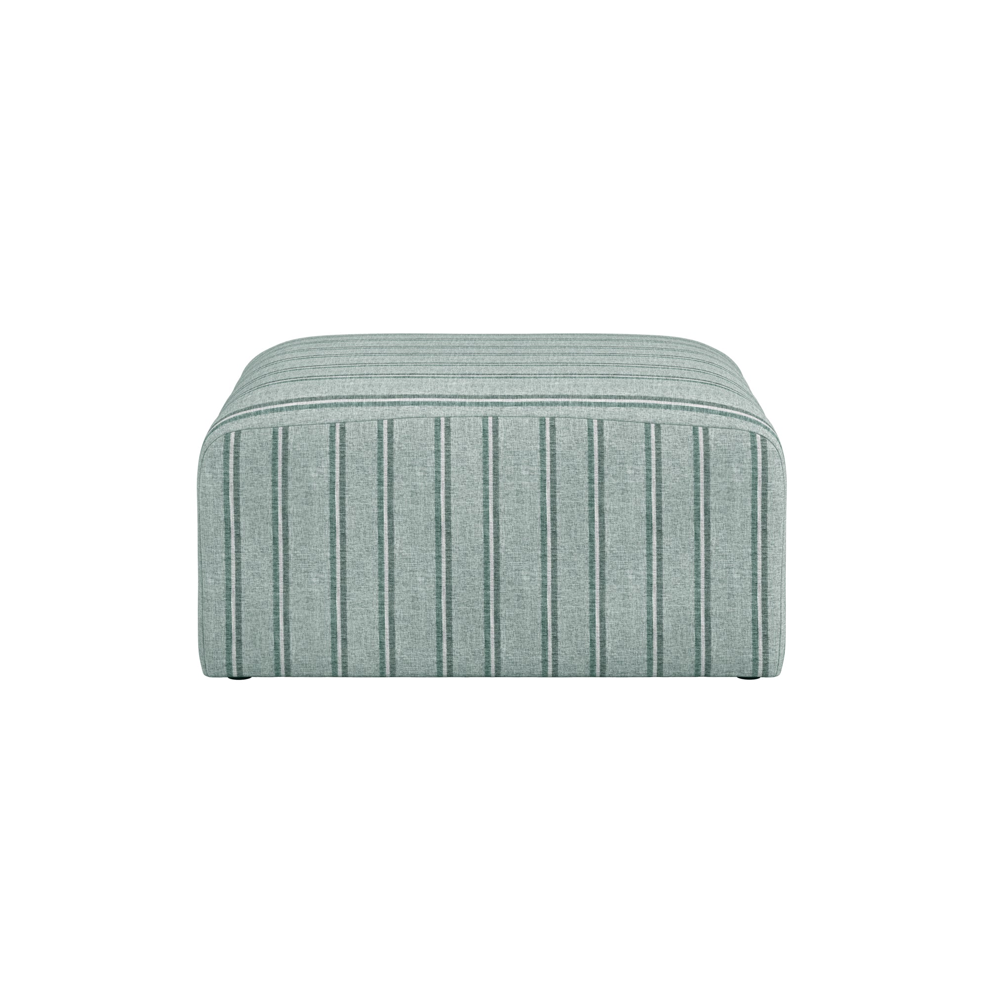 Winona Thick Stripe Pouffe
