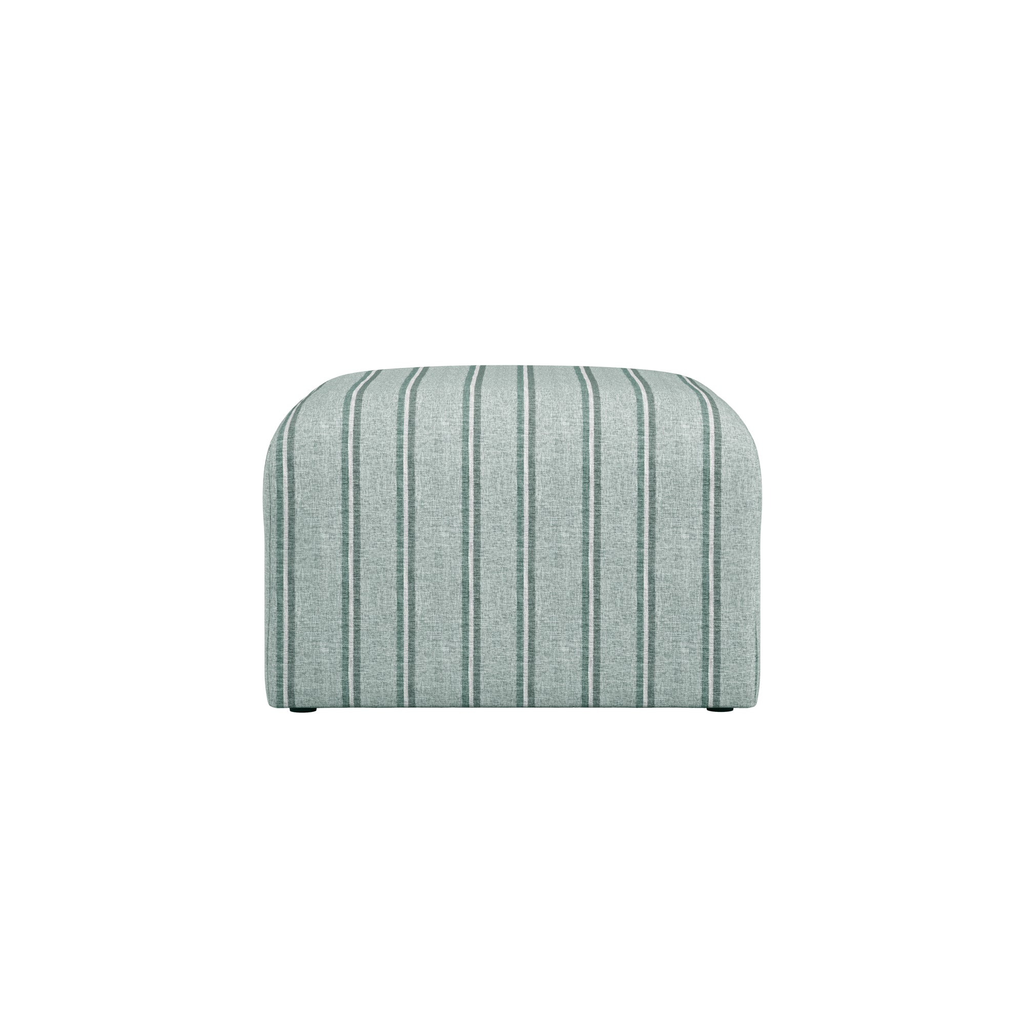 Winona Thick Stripe Pouffe