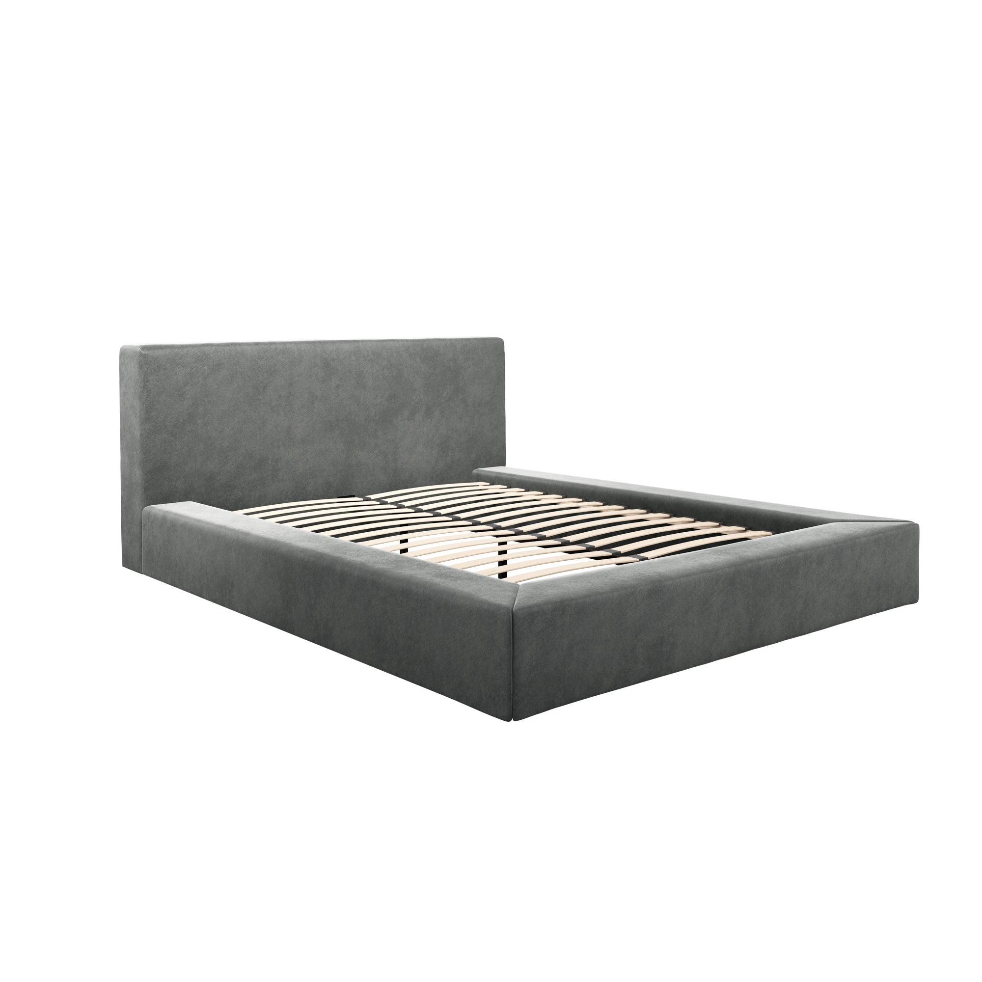 Grey Velvet Double bed