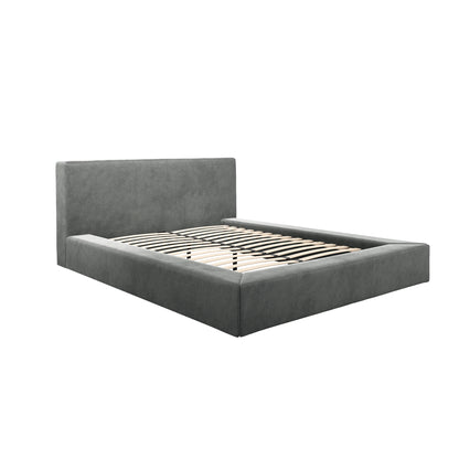 Grey Velvet Double bed
