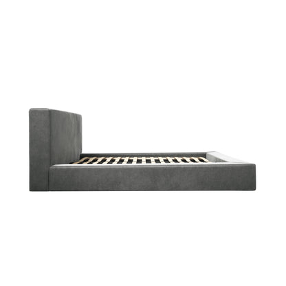 Grey Velvet Double bed