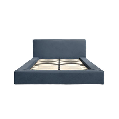 Blue Velvet double size bed