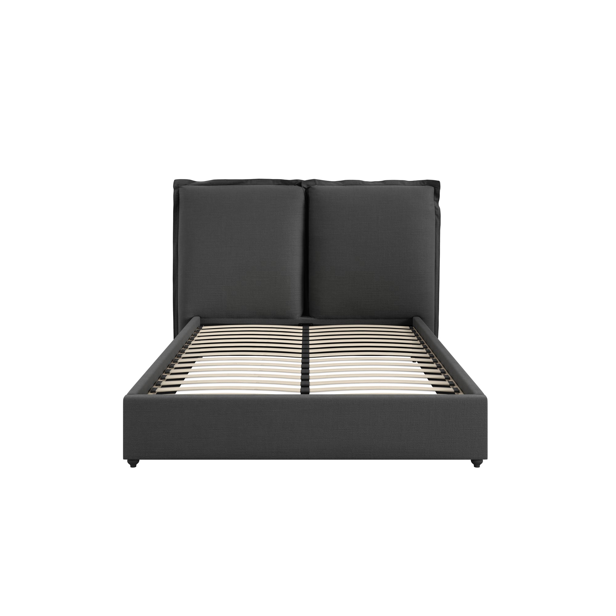 Milos Deep Grey King Size Bed