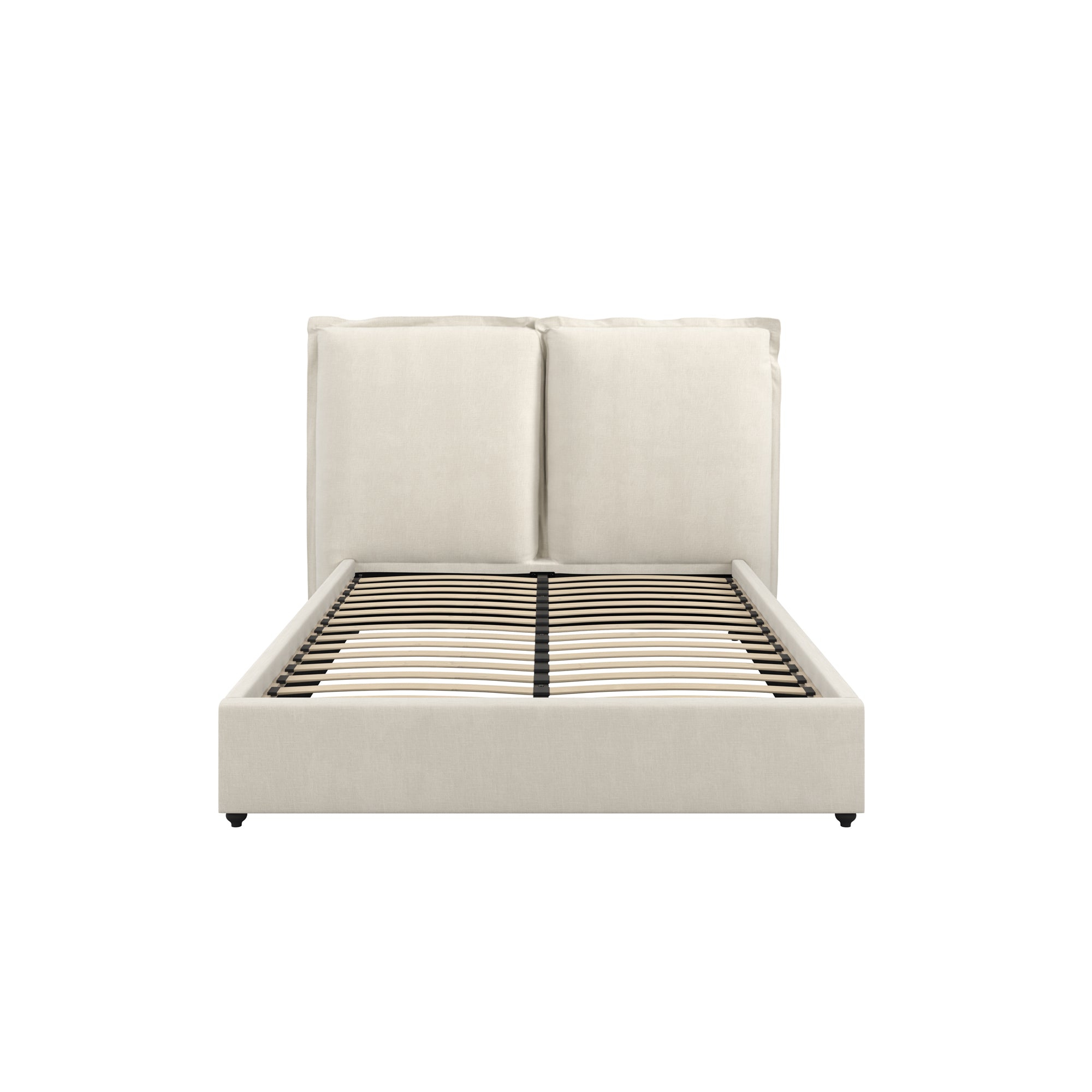 Milos Ivory King Size Bed