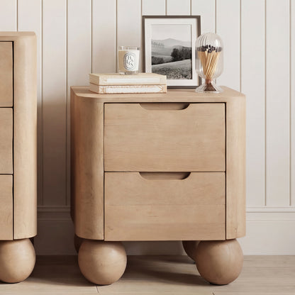 Shibui Almond Bedside Cabinet