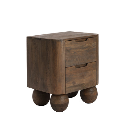 Shibui Light Brown Bedside Cabinet