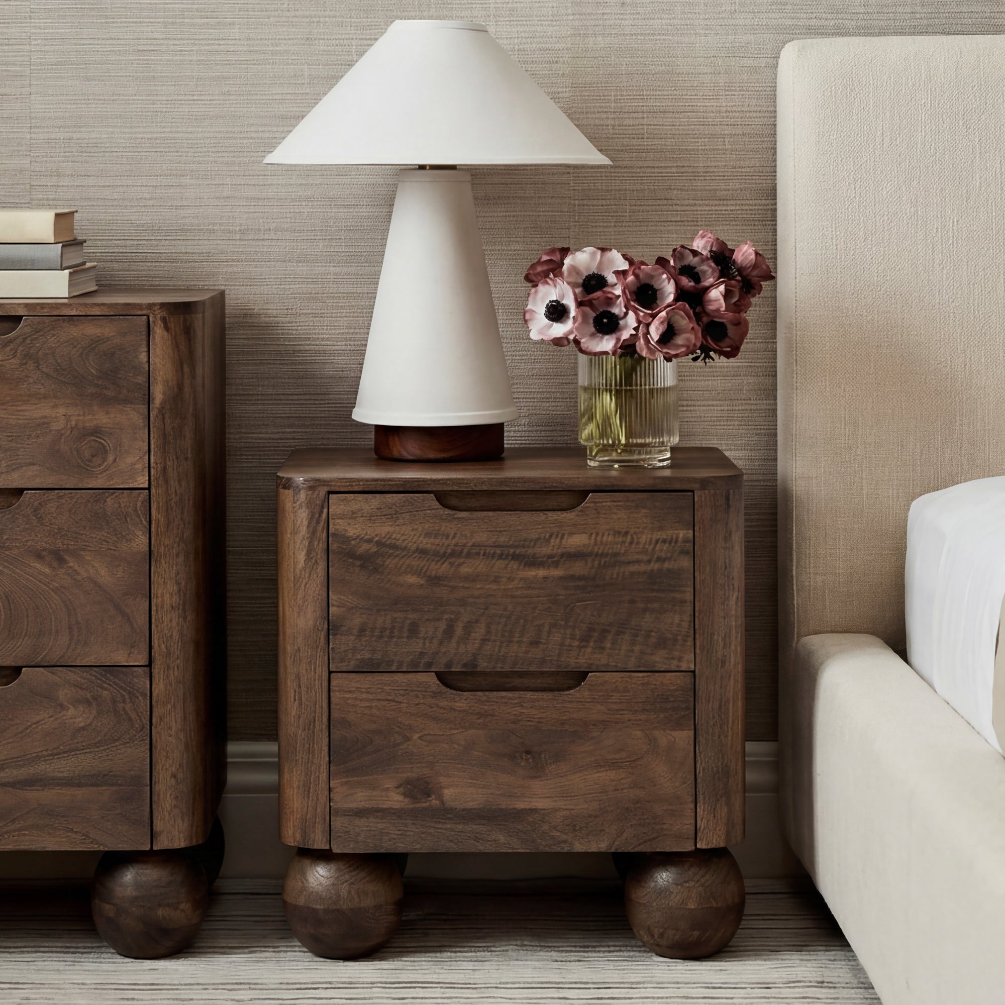 Shibui Light Brown Bedside Cabinet