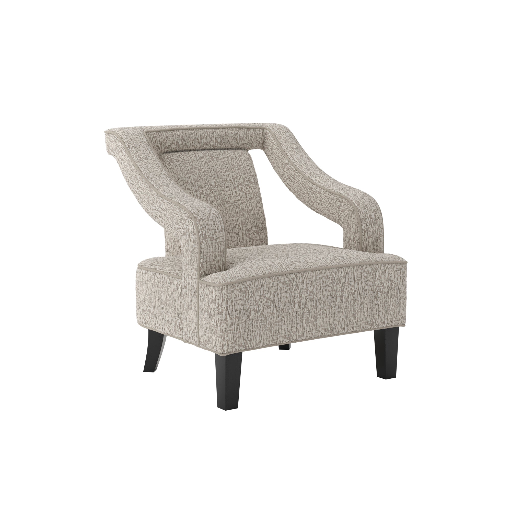 Modern beige armchair