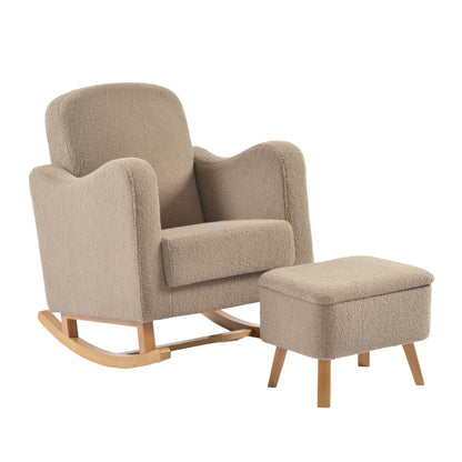 Soother Nursing Chair & Stool Biscuit Ted