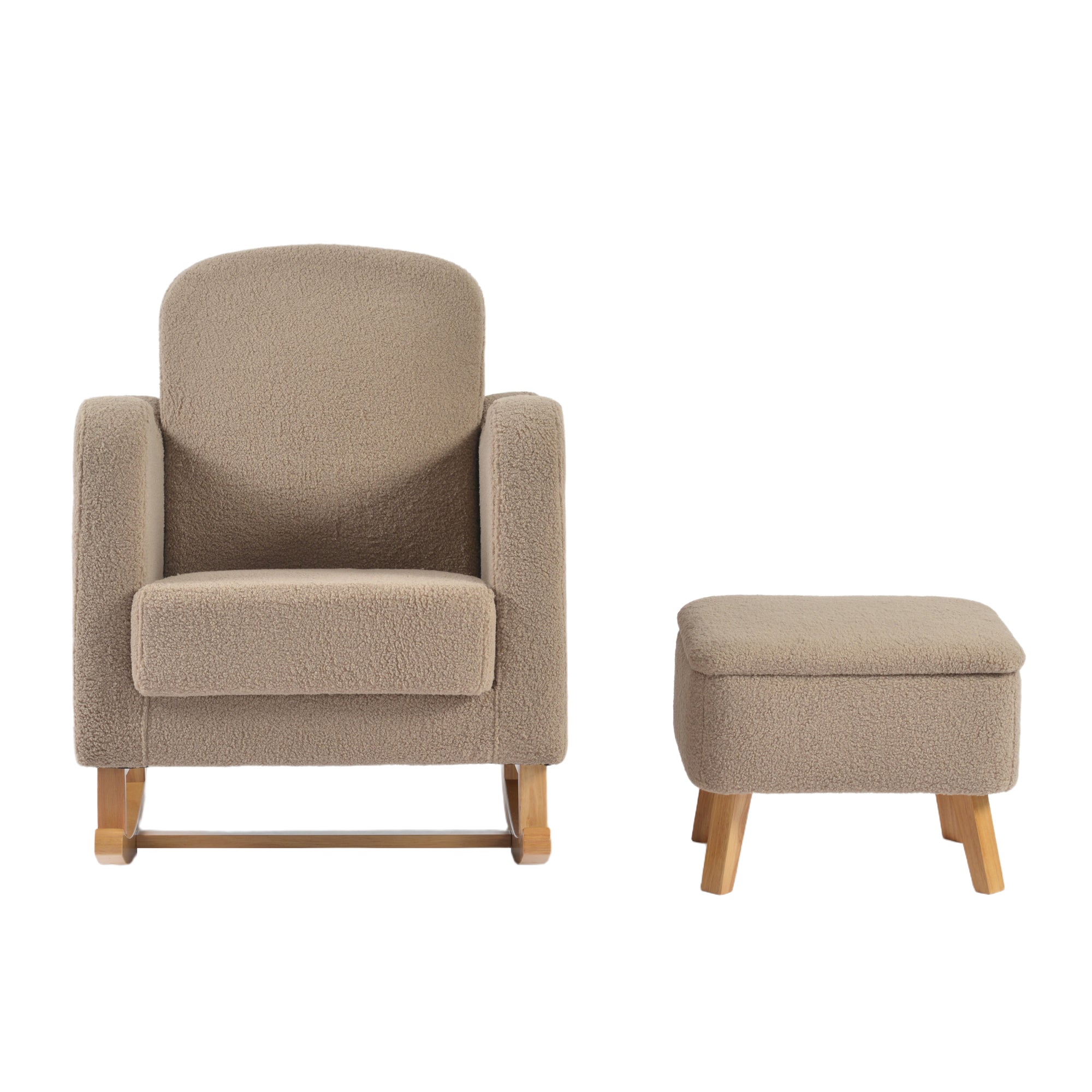 Soother Nursing Chair & Stool Biscuit Ted