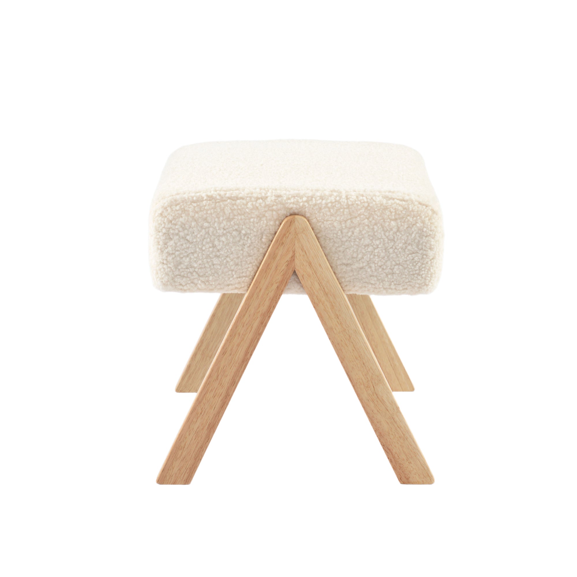 Storyteller Nursing Chair & Stool Off White Ted