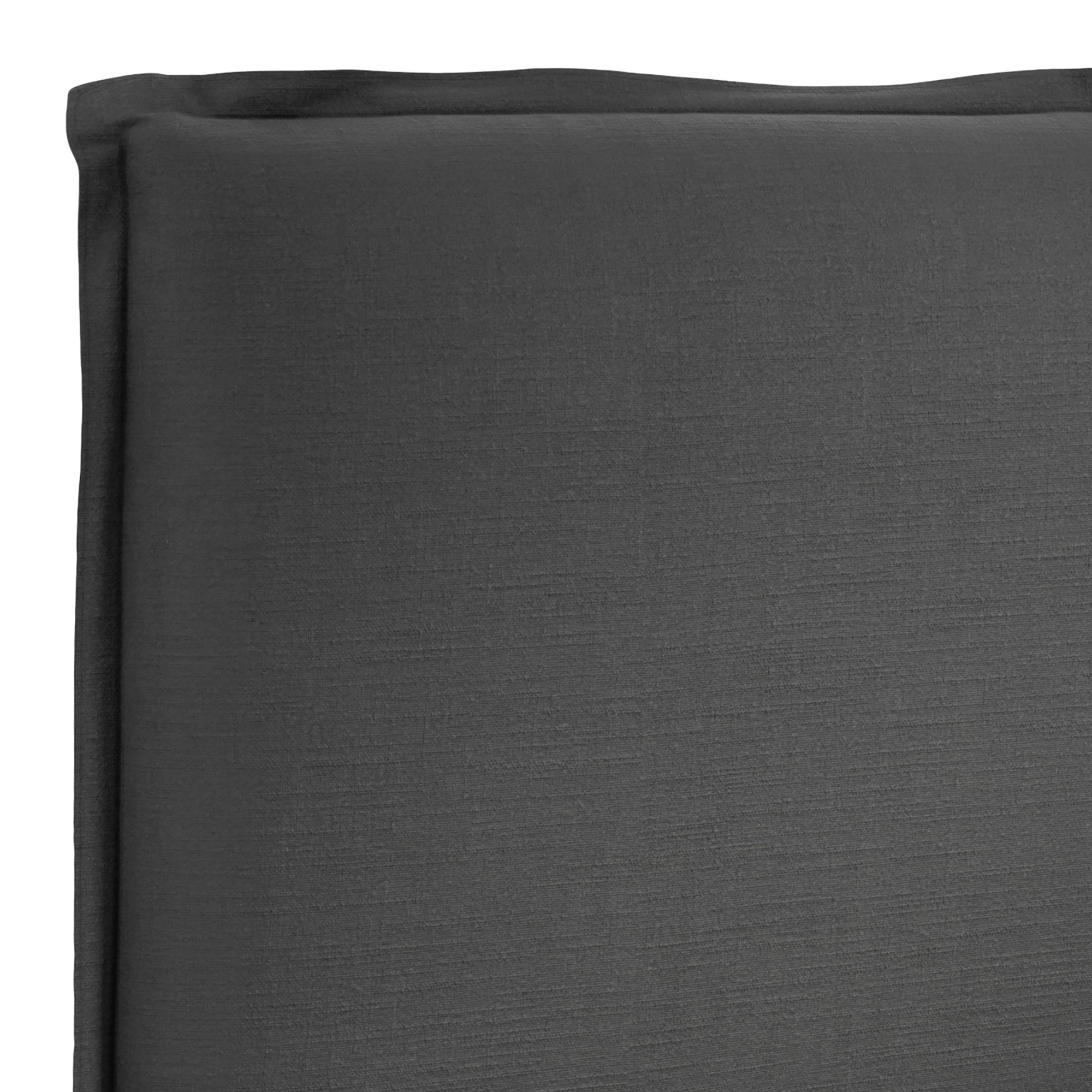 Milos Deep Grey Single Bed