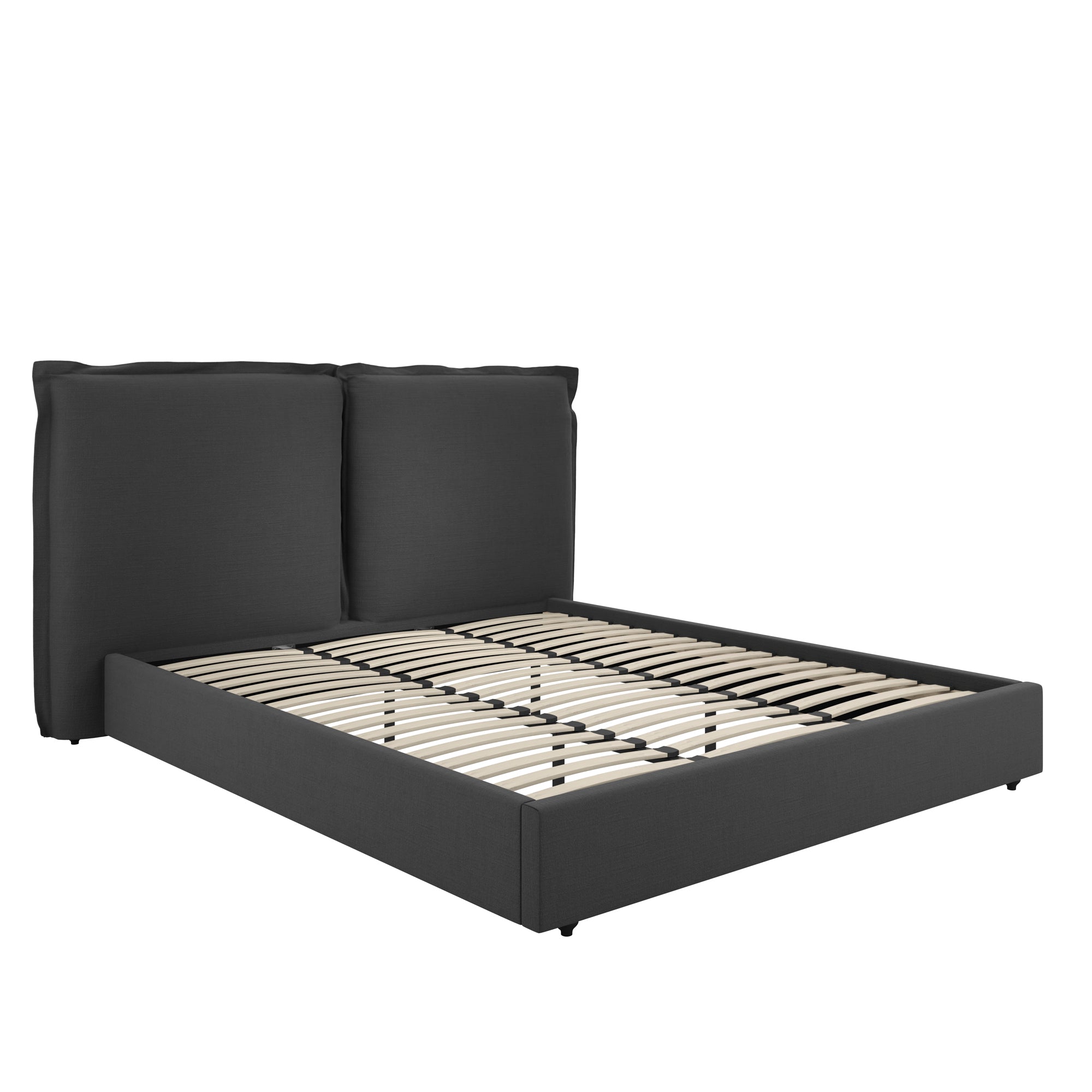 Milos Deep Grey Super King Size Bed