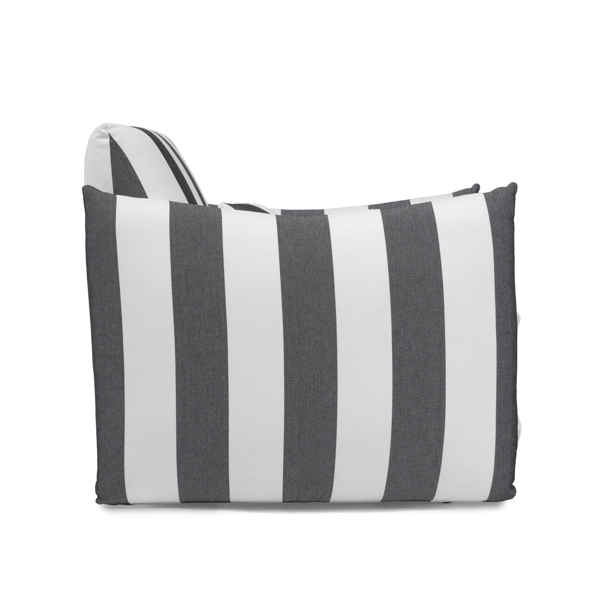 Sycamore Black And White Thick Stripe Chair