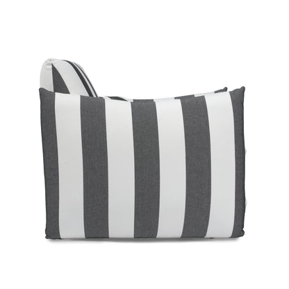 Sycamore Black And White Thick Stripe Chair