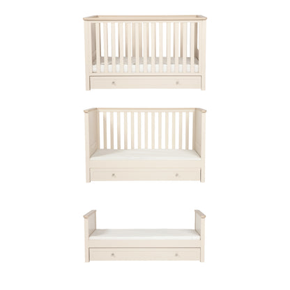 Wanderer Cot Bed Cashmere & Oak