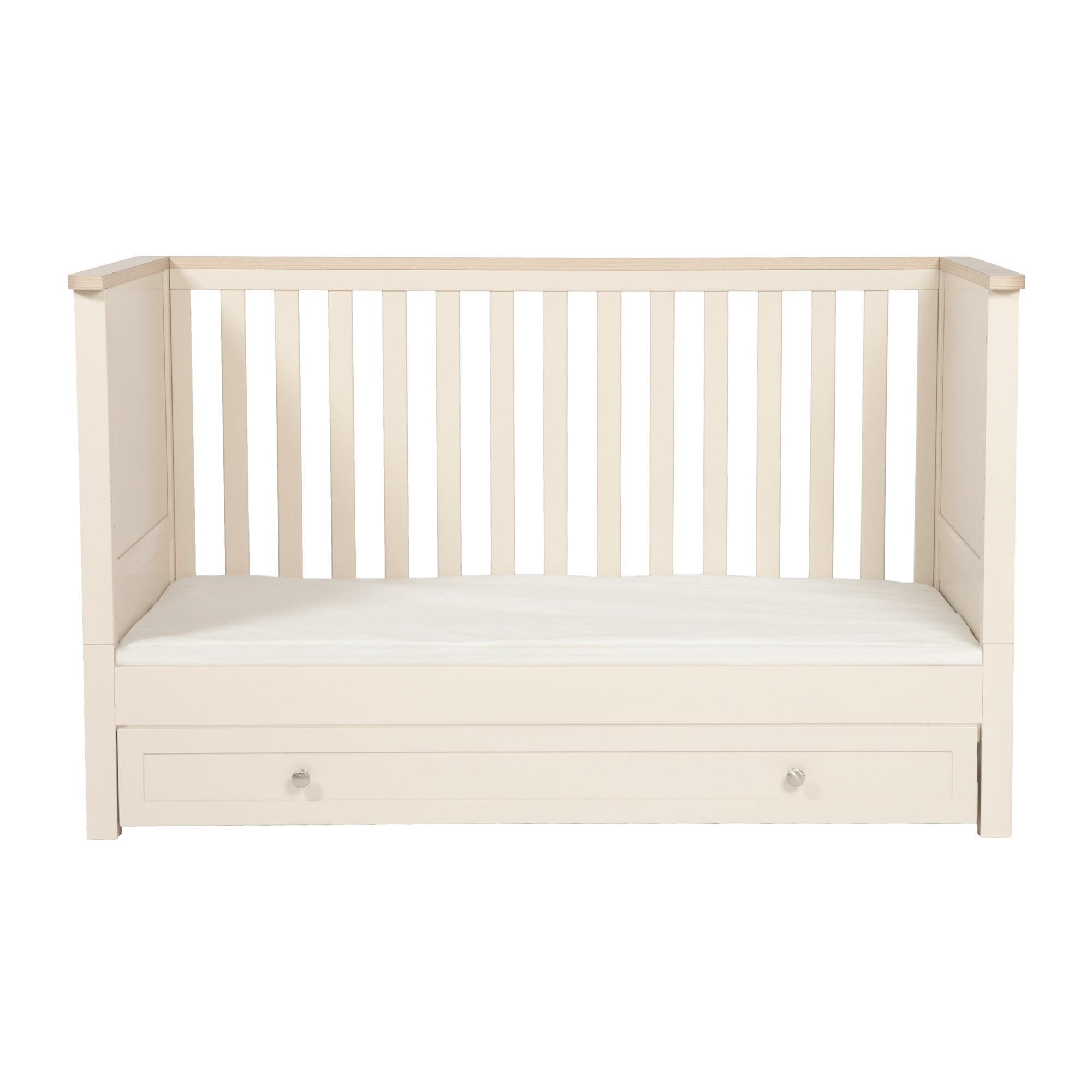 Wanderer Cot Bed Cashmere & Oak