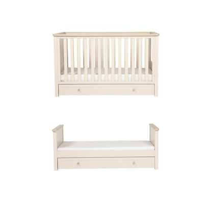 Wanderer Cot Bed Cashmere & Oak