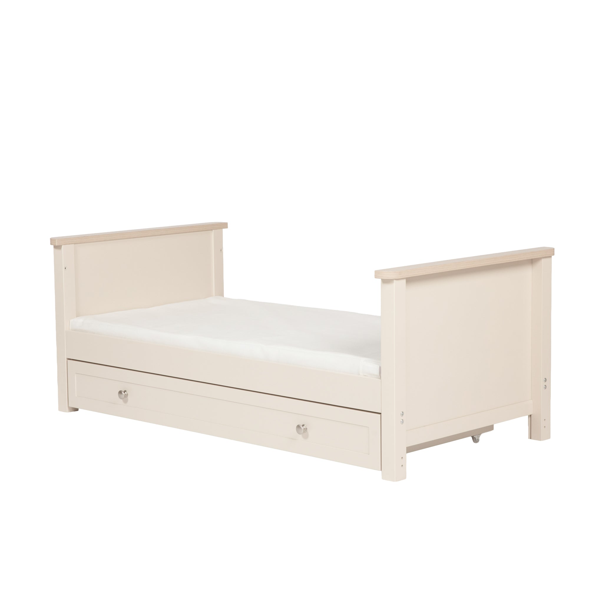 Wanderer Cot Bed Cashmere & Oak