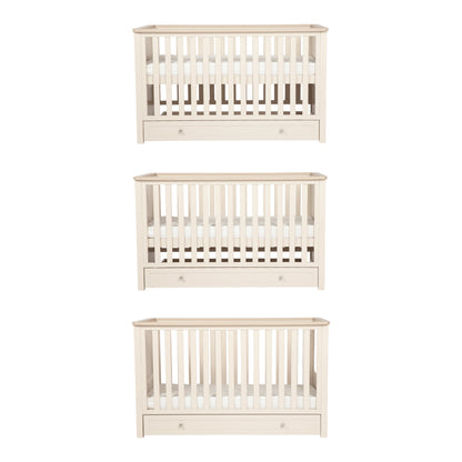 Wanderer Cot Bed Cashmere & Oak