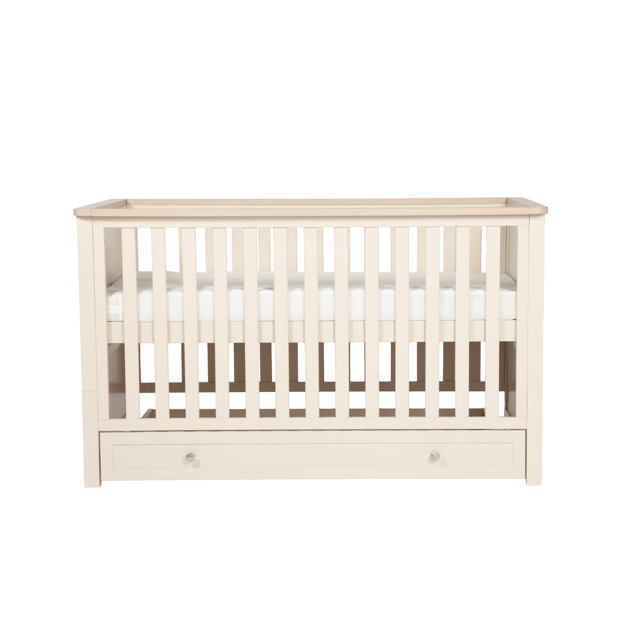 Wanderer Cot Bed Cashmere & Oak