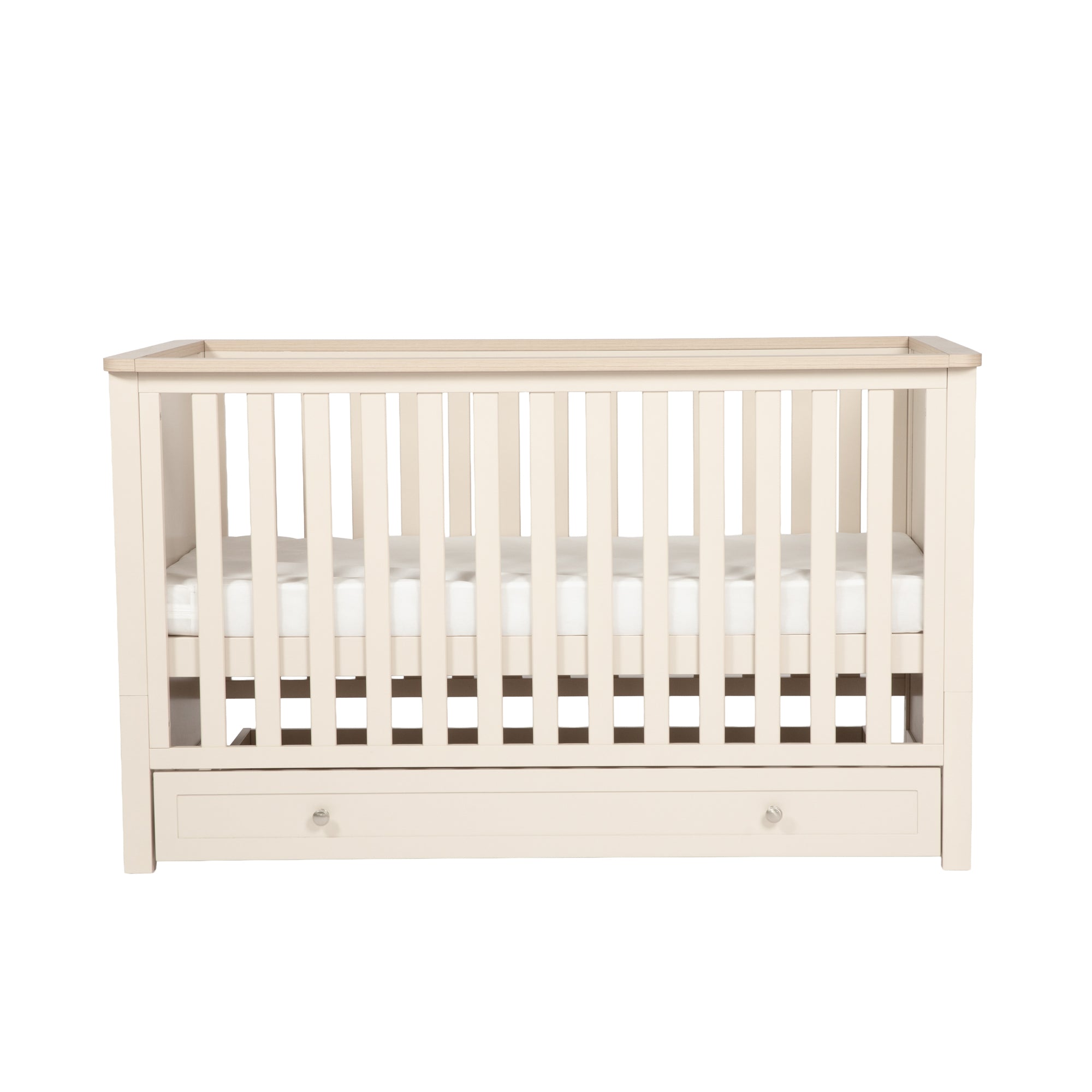 Wanderer Cot Bed Cashmere & Oak